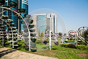 Flower park in Grozny