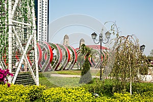 Flower park in Grozny
