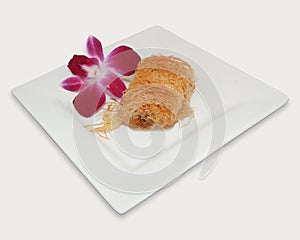 Flower and pastry