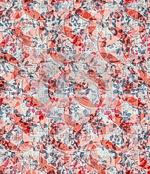 Flower pattern, abstract pattern, seamless pattern all over design,