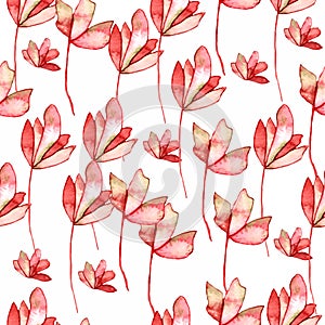 Flower pattern seamless jungle floral abstract vibrant pretty