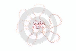 The flower from pearls