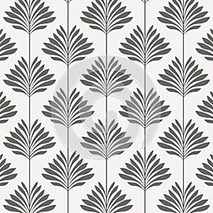 Flower petal or leaves geometric pattern vector background. Repeating tile texture. Pattern is clean usable for wallpaper, fabric