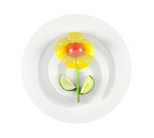 Flower plate