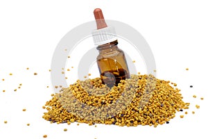 Flower pollen and medicine