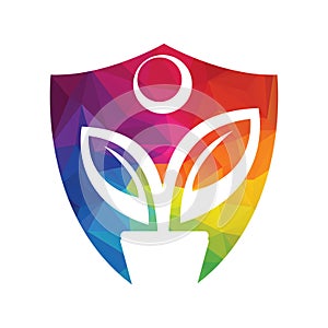 Human Growth Vector Logo.