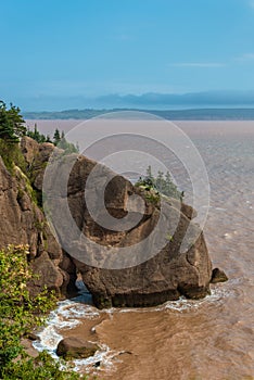 Flower Pot Rock formations at the Hopewell Rocks