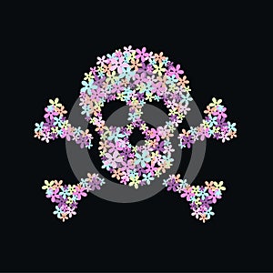 Flower scull