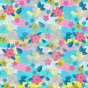 Flower seamless pattern