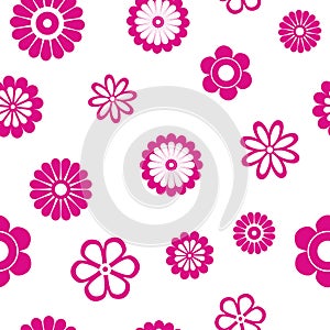 Flower seamsless pattern