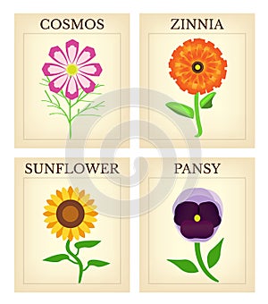 Flower Seed packets