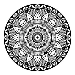 Flower-shaped mandala