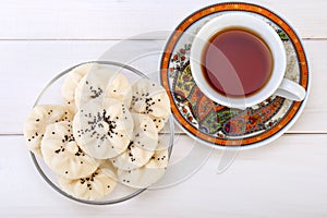 Flower Shaped Persian Sweet Rice Cookies Naan Berenji with Pop