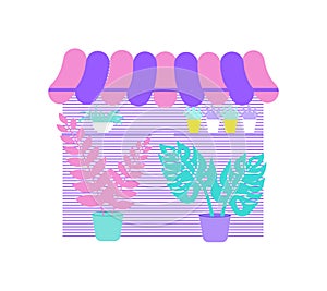 Flower Shop Illustration