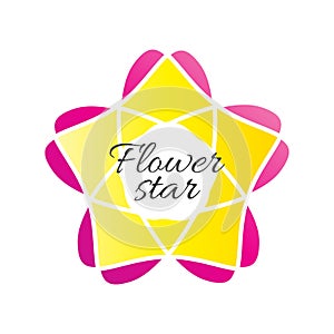 Flower star logo