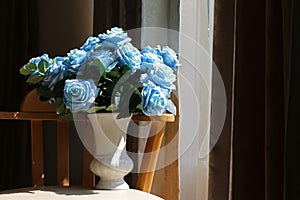 Flower in vase photo