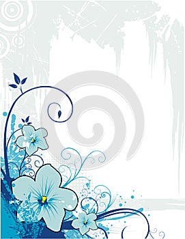 Flower vector composition