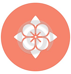 Flower Vector Icon which can easily modified or edit