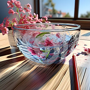 Flower Water Bowl