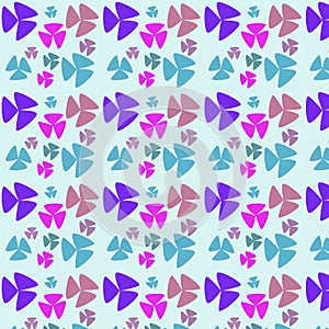 Flowered cute pattern vector illustration