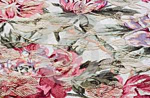 Flowered fabric