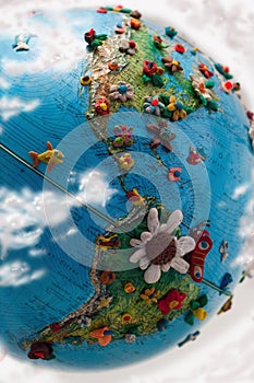 Flowered Globe America photo