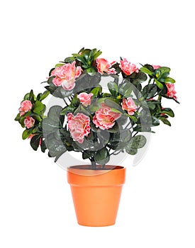 Flowerpot with artificial flowers