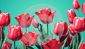 Flowers background beauty tulip nature red