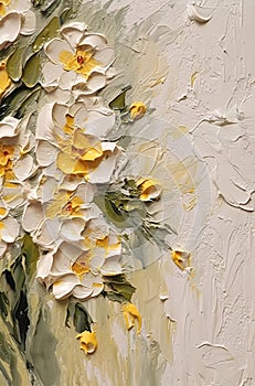 A Garden of Daffodils: A Close Look at Flowers, Paint, and Sculp photo