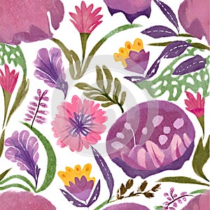 Flowers composition Illustration Floreal set
