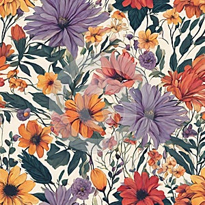 Flowers composition Illustration Floreal set