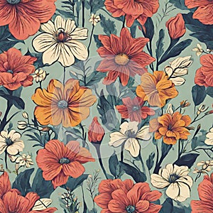 Flowers composition Illustration Floreal set