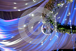 Flowers curtain,Stage decoration,Stage decoration