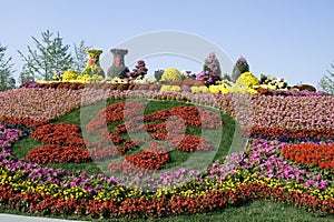 Flowers decorate photo