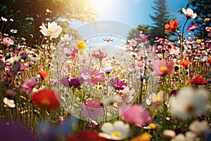 flowers in the forestflowers in the garden flowers