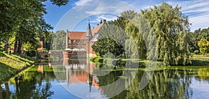 Panorama of Burg Hulshoff near Havixbeck