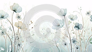 flowers in the grass grass in the wind grass and flowers