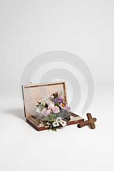 Flowers Inside a Cigar Humidor