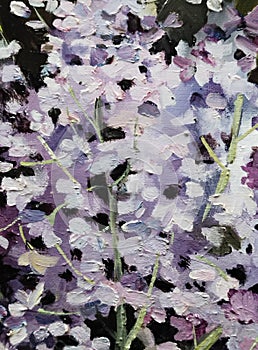 flowers lilac abstract background texture painting  tree