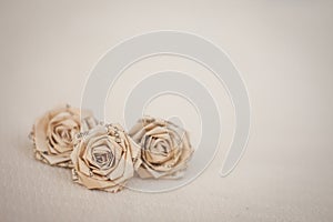 Flowers - old book paper roses