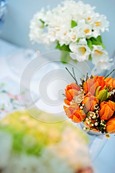 Flowers on a Table photo