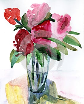 Flowers in a vase