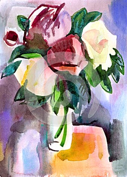 Flowers in a vase