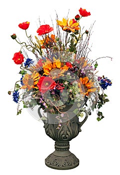 Flowers in vase photo