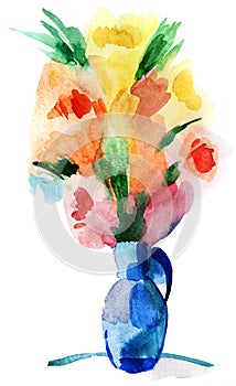 Flowers in a vase