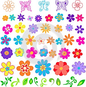 Flores ilustraciones 