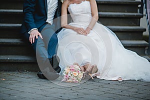 Flowers wedding bride bouquet ceremony