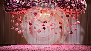 flowers wedding roses background