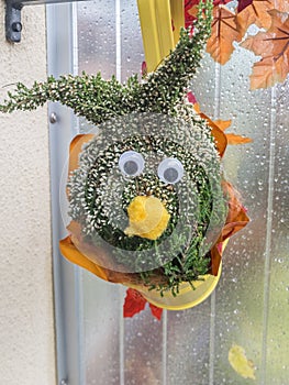 A flowery autumnal decoration