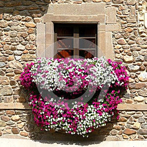 Flowery balcony